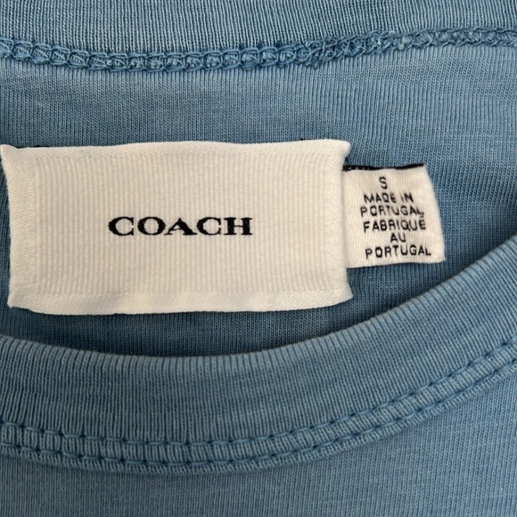 Coach Signature Hand Drawing T in Organic Cotton - Picture 3 of 9